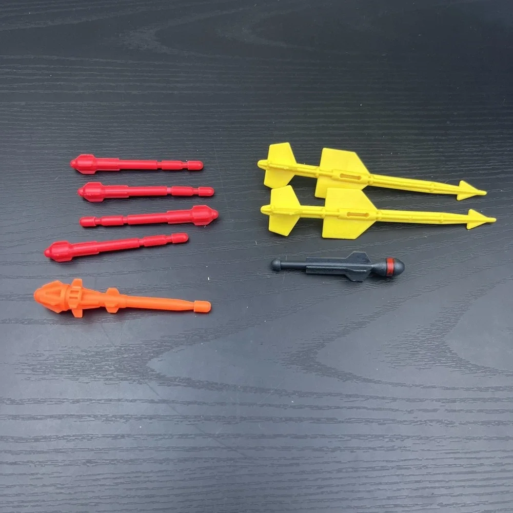 Vintage GI Joe Missile Dart Arrow Lot‎ Yellow Red Blue 80s 90s Replacement Parts
